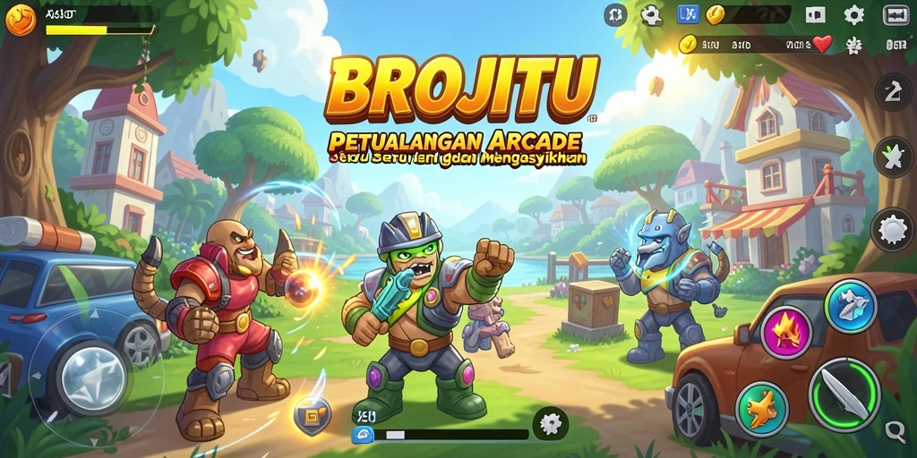 Screenshot gameplay BROJITU yang menampilkan aksi seru dan tantangan.