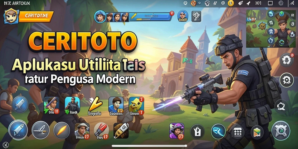Screenshot CERITOTO menampilkan antarmuka yang sederhana dan intuitif untuk pengguna.