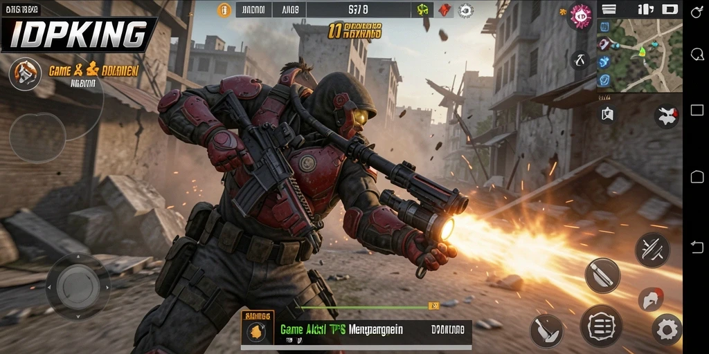 Gameplay seru IDPKING yang penuh aksi dan strategi.