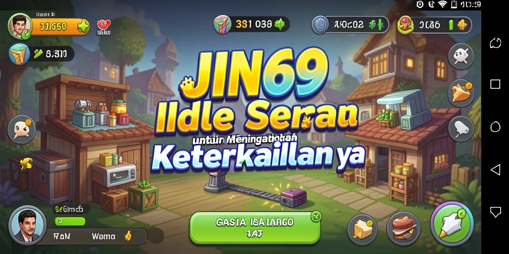 Screenshot utama JIN69 menampilkan gameplay Idle yang memikat.