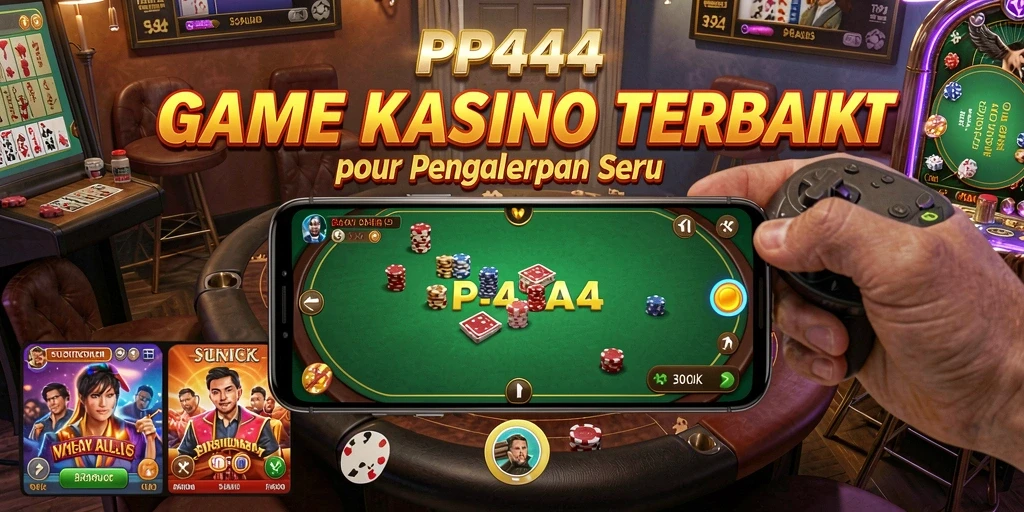 Tampilan menarik dari gameplay kasino dalam PP444.
