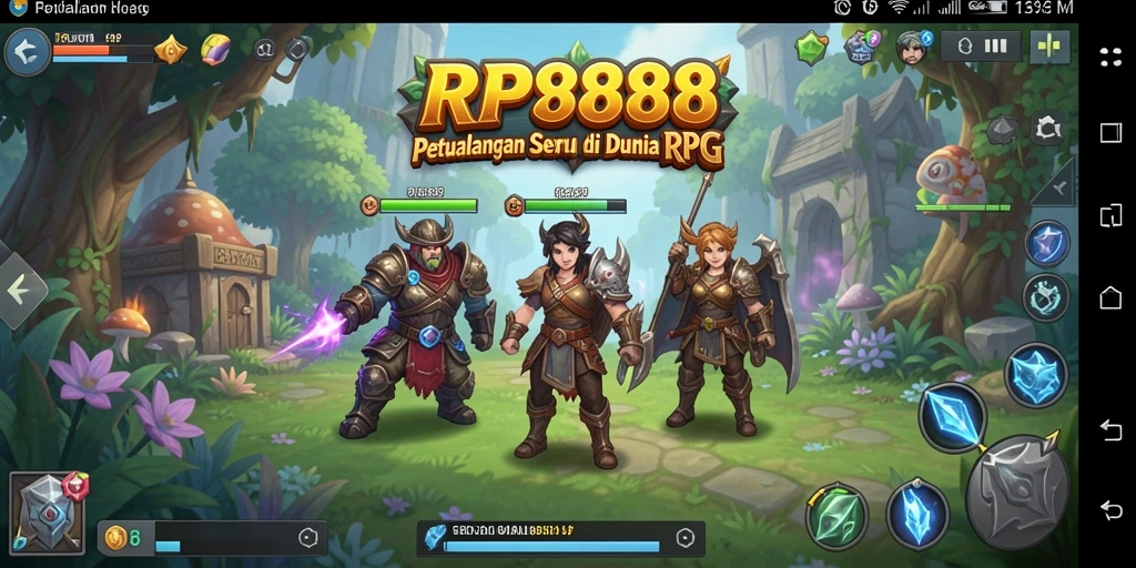 Tampilan gameplay RP8888 yang penuh aksi dan petualangan.
