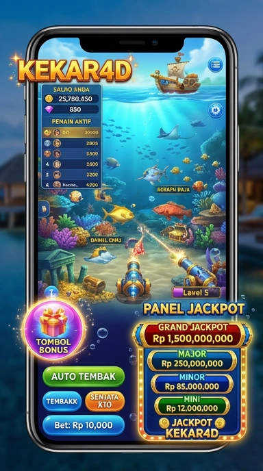 Tampilan antarmuka kekar4d yang modern dan intuitif.